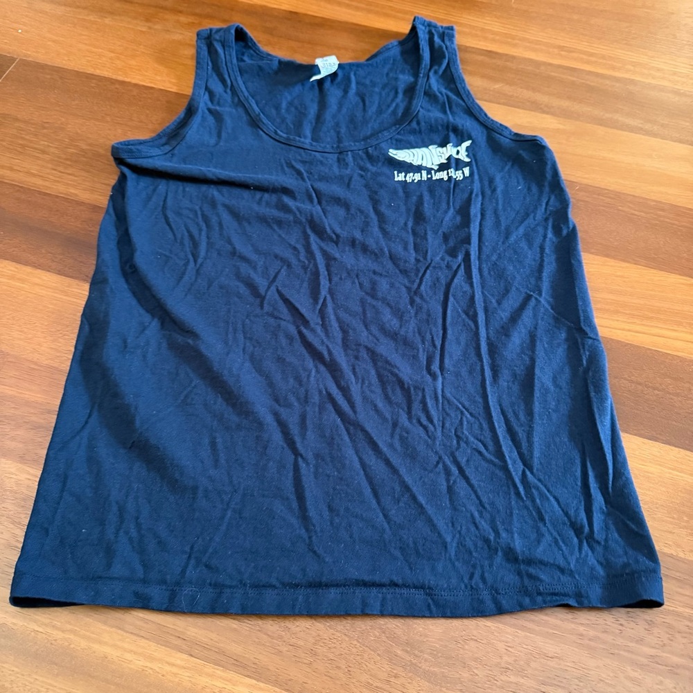SOLD Hansville, WA Washington PNW Tank Top District Connect T Navy Women’s L